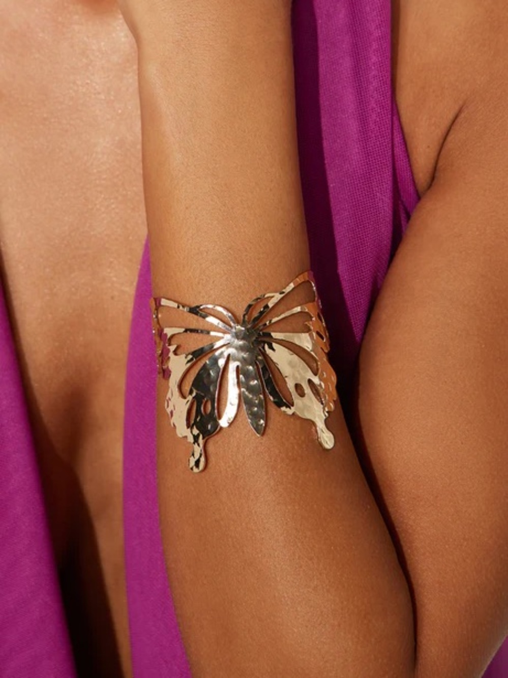 Gold Butterfly 3D Cuff Bracelet NEW 🏷️